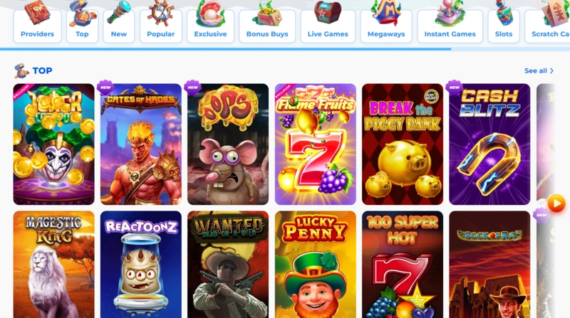 posido games page